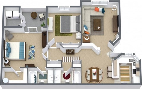 Two Bedroom Two Bath